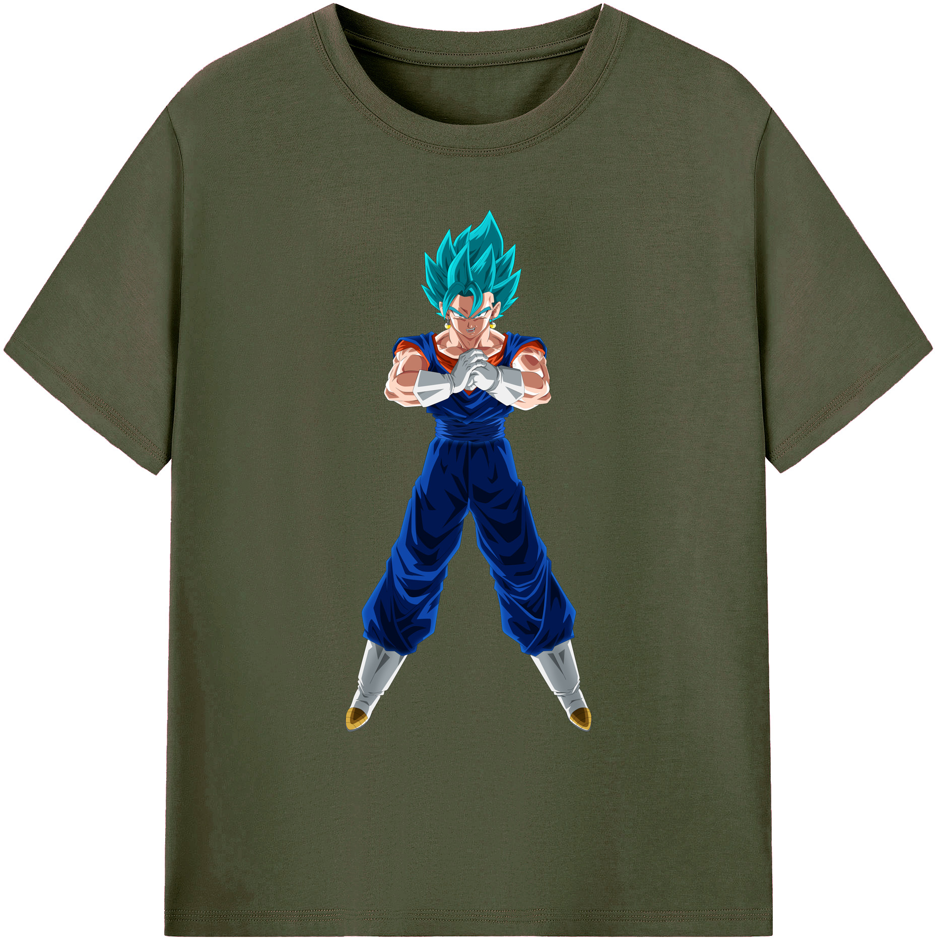 （画像用） ドラゴンボール ベジット DRAGON BALL Vegetto 綿100％ メンズ半袖Tシャツ｜肌触りやわらか＆通気性